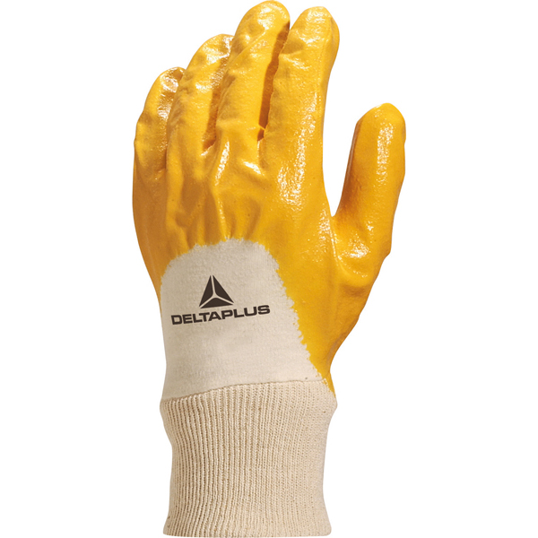 Guanto da lavoro pesante NI015 - nitrile leggero - taglia 10 - giallo - Deltaplus