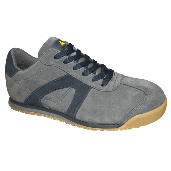 Calzatura di sicurezza D-Spirit S1P SRC HRO - pelle scamosciata - numero 43 - grigio/blu - Deltaplus