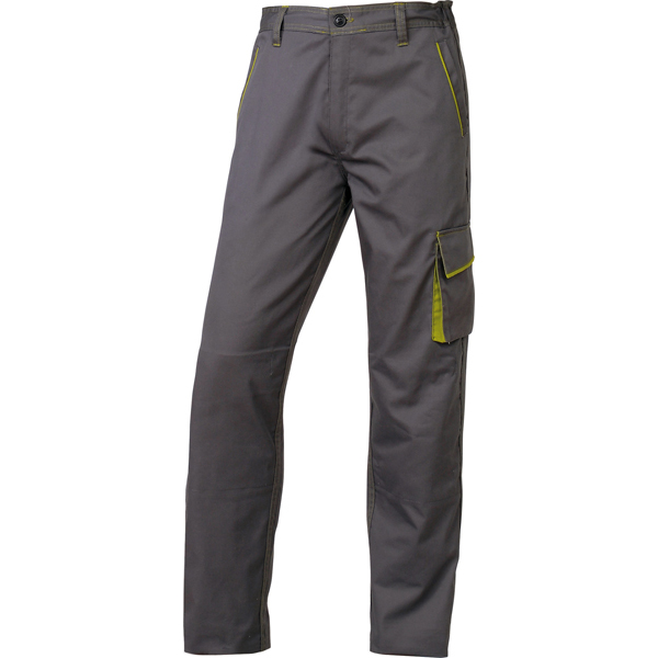 Pantalone da lavoro Panostyle® M6PAN - sargia/poliestere/cotone - taglia XL - grigio/verde - Deltaplus