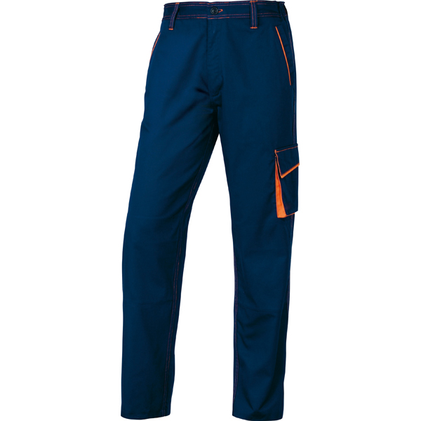 Pantalone da lavoro Panostyle® M6PAN - sargia/poliestere/cotone - taglia L - blu/arancio - Deltaplus