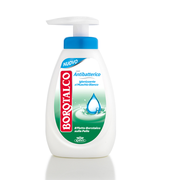 Sapone liquido - antibatterico - 250 ml - muschio bianco - Borotalco