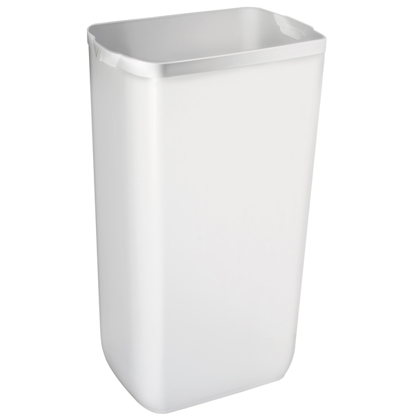 Cestino gettacarte Soft Touch - 33x22x49 cm - 23 L - bianco - Mar Plast