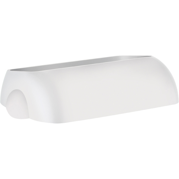 Coperchio per cestino gettacarte Soft Touch - 33,5x22,5x9 cm - 23 L - bianco - Mar Plast