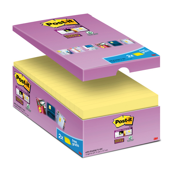 Blocco foglietti Post it® Super Sticky giallo Canary