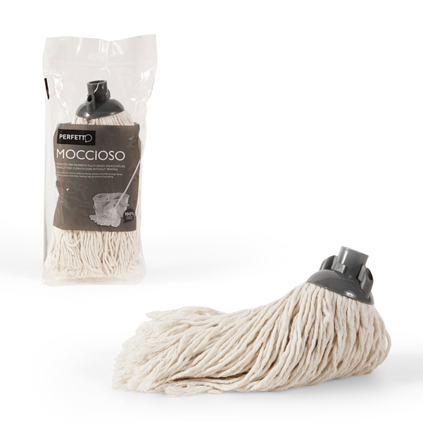 Mop Moccioso - cotone - 240 gr - bianco - Perfetto