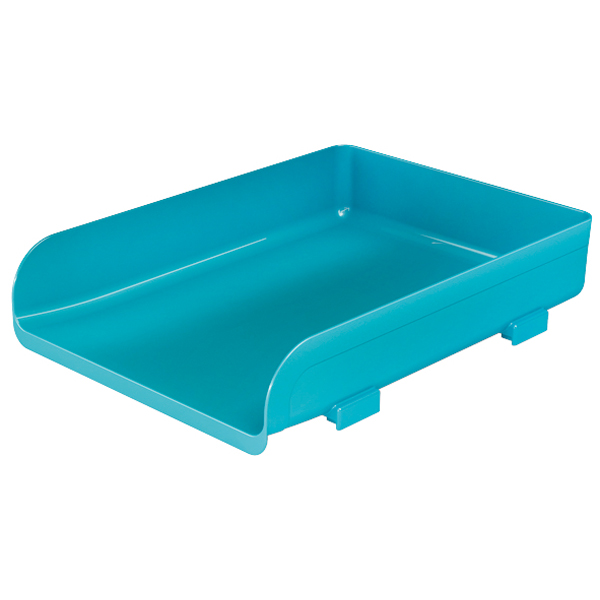 Vaschetta portacorrispondenza Mydesk - 33,5x25,4x7 cm - 23x32 cm - turchese - Arda