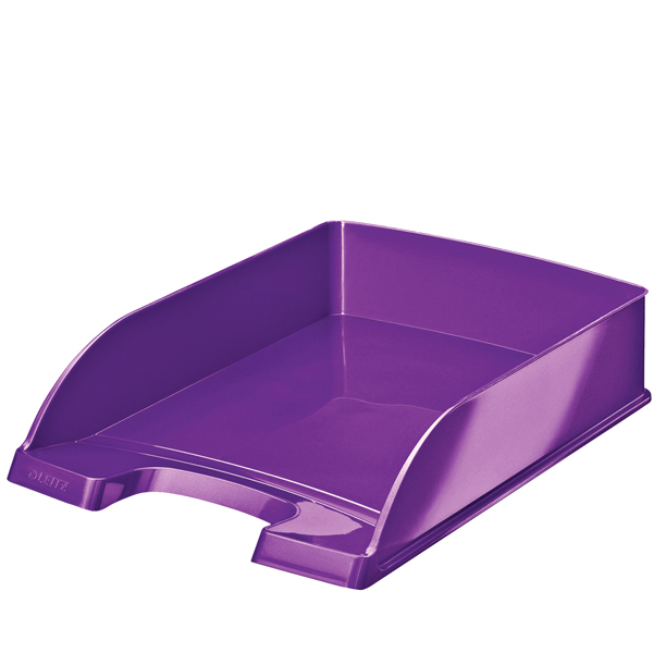 Vaschetta portacorrispondenza WOW - 25,5x35,7x7 cm - 22x30 cm - viola - Leitz