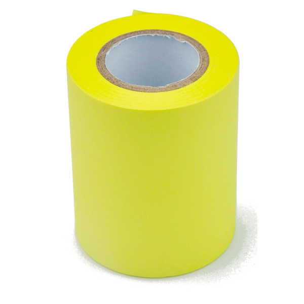 Rotolo ricarica carta autoadesiva - giallo neon - 59mm x 10mt - per Memoidea Tape Dispenser - Iternet