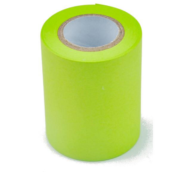 Rotolo ricarica carta autoadesiva - verde neon - 59mm x 10mt - per Memoidea Tape Dispenser - Iternet