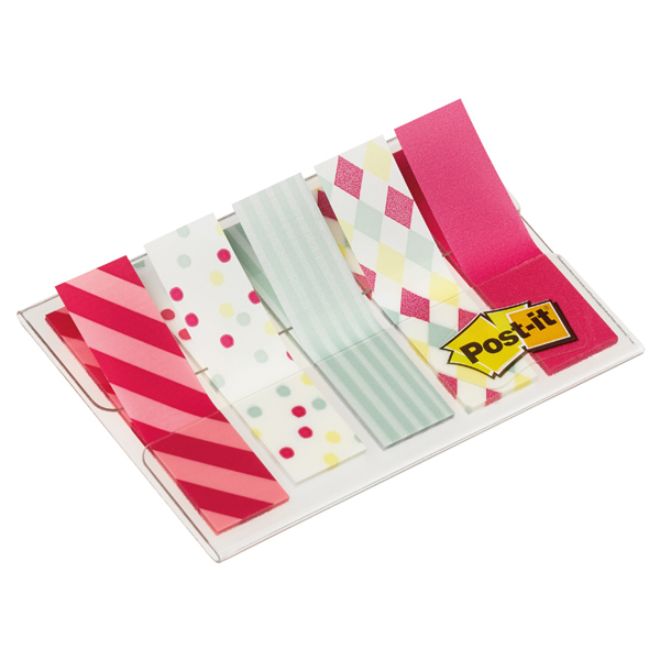 Segnapagina Post it® Index Mini - motivi Candy - 12x43,2 mm - Post it® - conf. 100 pezzi