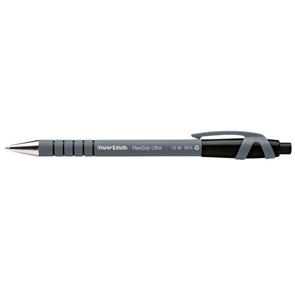 Set 50 Penne A Sfera Con Punta 1.0 Mm - Nero, Scatto, Lisce, Per Ufficio E Scuola