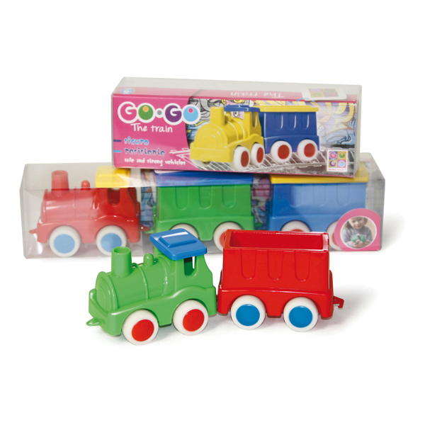 Linea Go-Go - in plastica - CWR - Set Locomotiva + 2 vagoni
