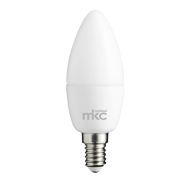 Lampada - Led - candela - 5,5W - E14 - 3000K - luce bianca calda - MKC