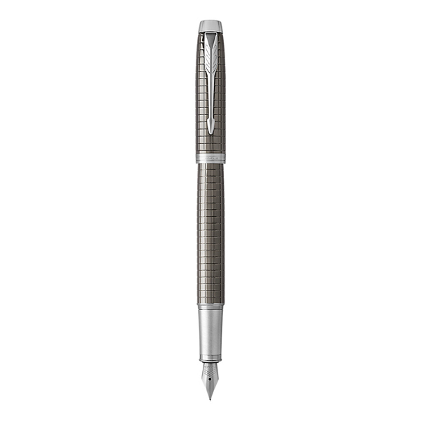 Penna Stilografica IM Premium - Metal Chiselled - stilo M - dark - Parker