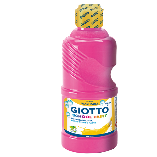 Tempera pronta - 250ml - rosso magenta - Giotto