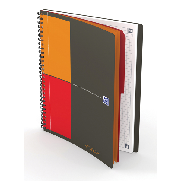 Blocco spiralato International Favorit - formato Meetingbook - 18 x 25cm - 80gr - 80 fogli - Oxford