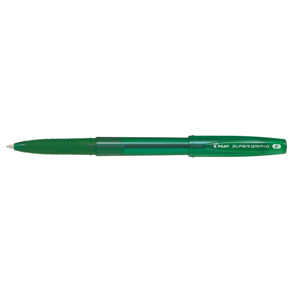 Penna a sfera Supergrip G con cappuccio  - punta 0,7mm - verde - Pilot