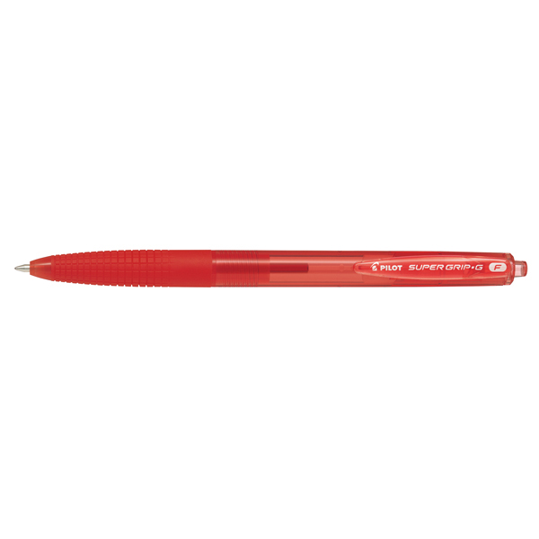 Penna sfera supergrip g a scatto rosso punta fine 0.7mm pilot