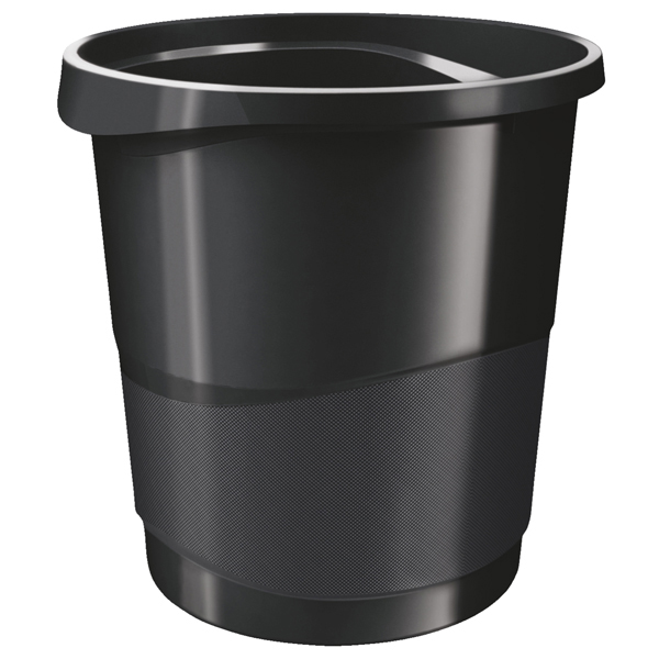 Cestino gettacarte Europost VIVIDA - 25,8 x28,5 cm - altezza 32,2 cm -14 lt - nero - Esselte