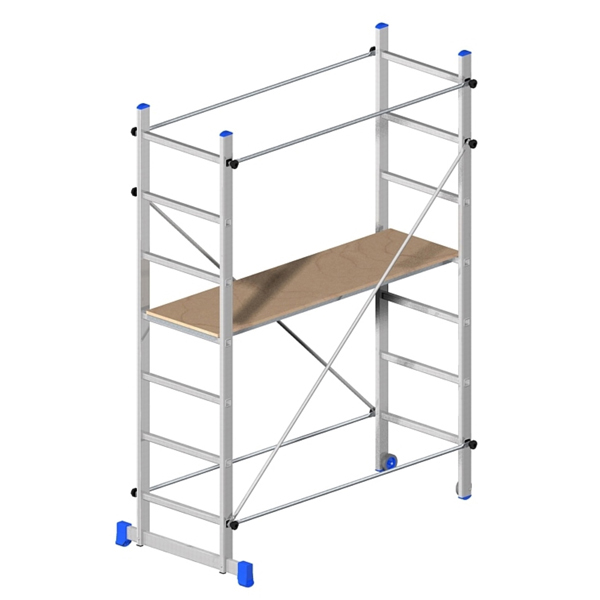 Trabattello Superminio - alluminio - 158x80 cm - altezza 220 cm - superminio - Marchetti