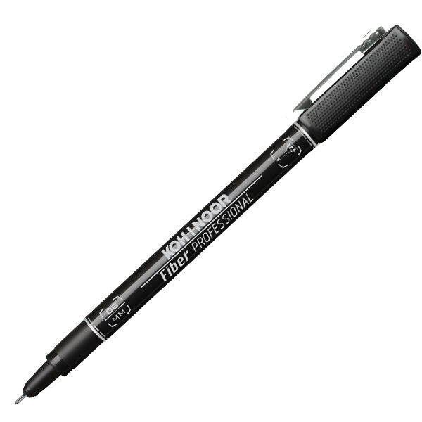 Fineliner Professional Fiber - 0,6mm - nero - Koh-I-Noor