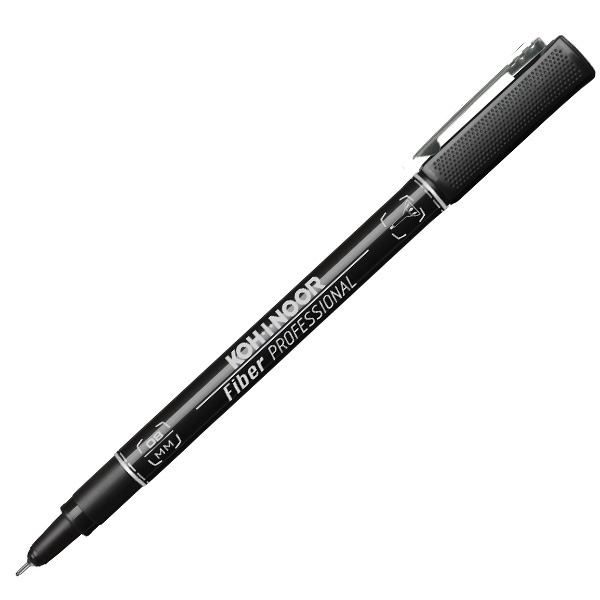 Fineliner Professional Fiber - 0,8mm - nero - Koh-I-Noor