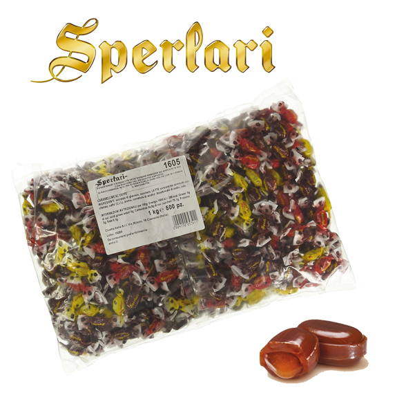 Caramelle Mini - gusto caffè - Sperlari - busta da 1 kg (270 pezzi circa)