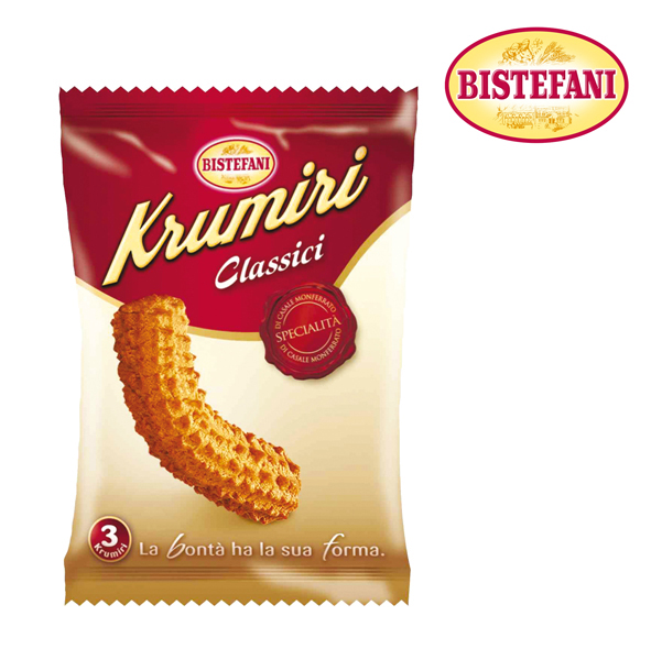 Krumiri Classici - Bistefani - monoporzione con 3 biscotti da 27 gr