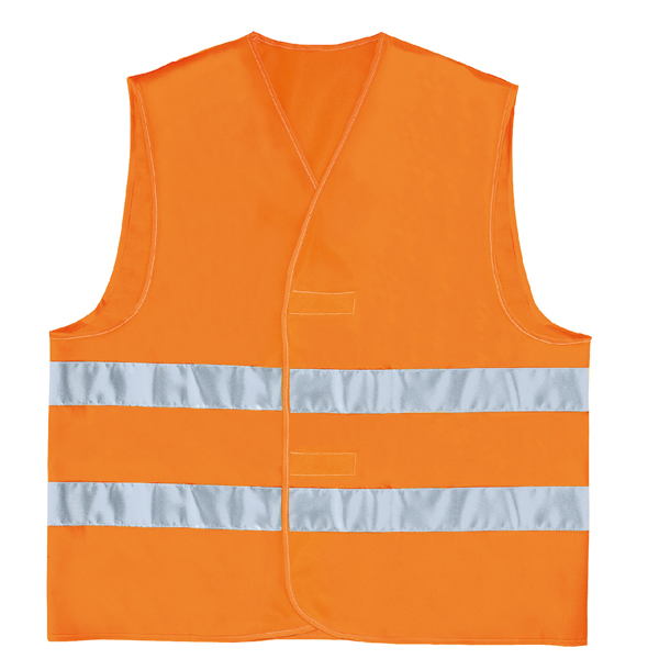 Gilet alta visibilità GILP2 - poliestere - taglia XXL - arancio fluo - Deltaplus