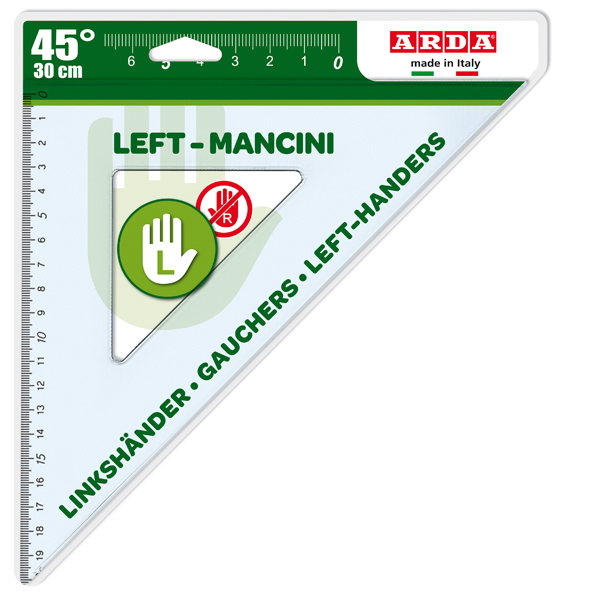 Squadra per Mancini - 45gradi - 30cm - Arda