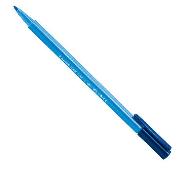 Pennarello Triplus Color punta feltro - tratto 1,00mm - azzurro chiaro  - Staedtler