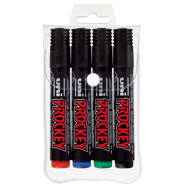 12 Marcatori Permanenti A Punta Scalpello - Inchiostro Blu Indelebile Per Tutte Le Superfici