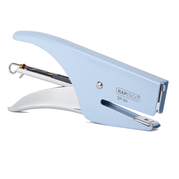 Cucitrice a pinza SP- 64 - metallo verniciato - celeste - Rapesco