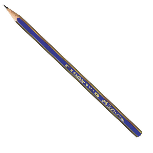 Matita in grafite Goldfaber 1221 - esagonale - gradazione F - Faber Castell