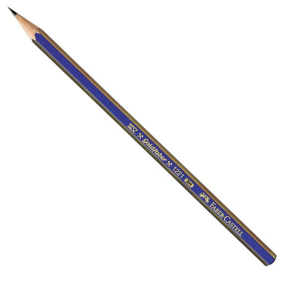 Matita in grafite Goldfaber 1221 - esagonale - gradazione 3H - Faber Castell