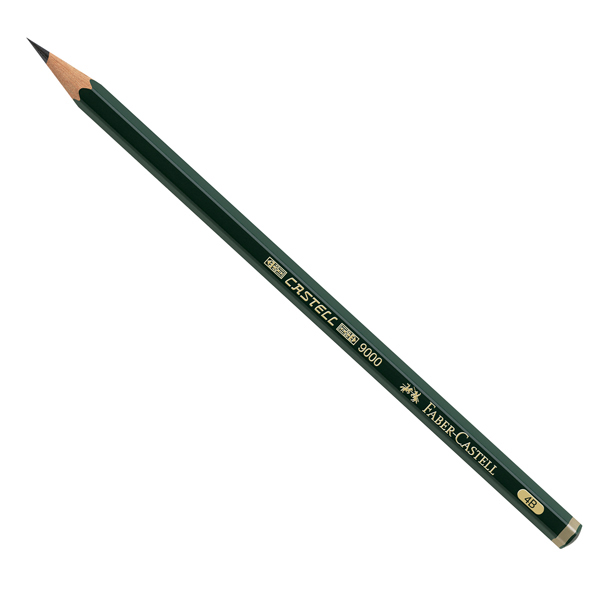 MATITA GRAFITE CASTELL 9000 4B esagonale FABER CASTELL