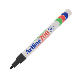 Marcatore permanent markers A 70 - punta tonda 0,70mm - nero - Artiline