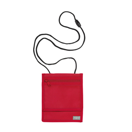 Portadocumenti da collo - XL - rosso - Durable