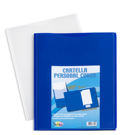 Cartella in PP personal - cover bianco - 24x32 cm - Iternet - conf. 5 pezzi