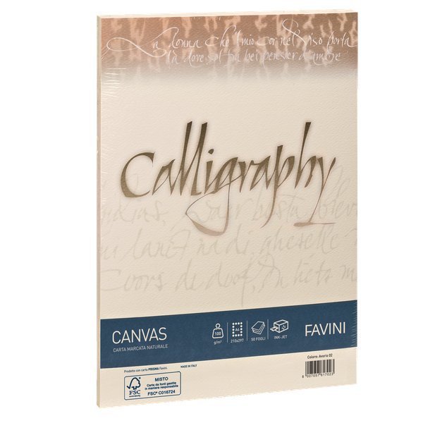 Calligraphy Canvas Ruvido