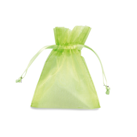 Sacchetti organza Milly - 12,5x17cm - verde mela - 20 sacchetti - PNP