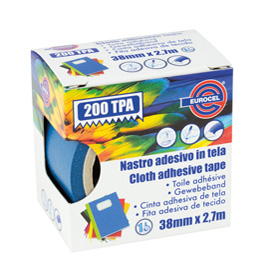 Nastro adesivo telato TPA 200 - 38 mm x 2,7 mt - blu - Eurocel