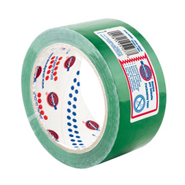 Nastro adesivo PP 36NN - 50 mm - verde - Eurocel - rotolo da 66 mt