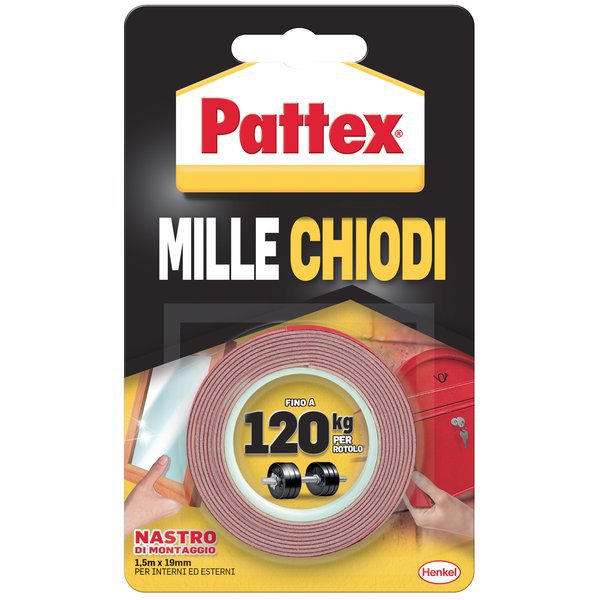 Nastro biadesivo Pattex Millechiodi