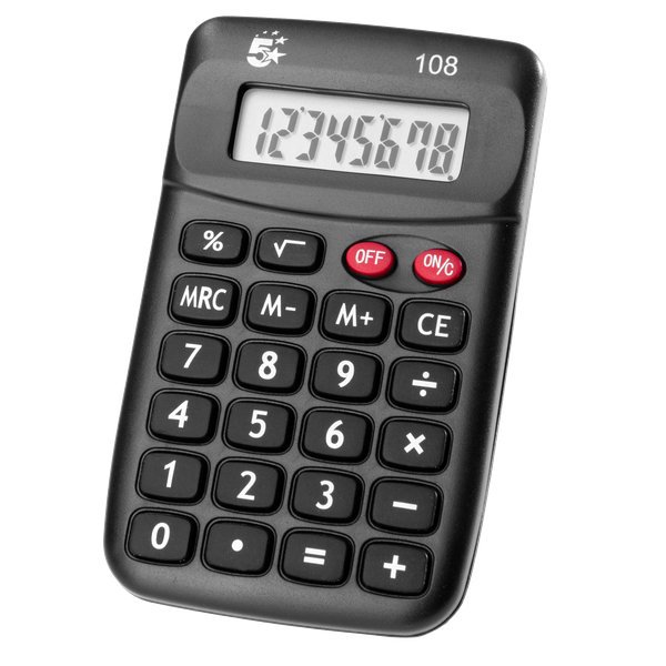 Calcolatrice tascabile 108