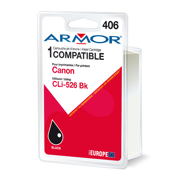 Armor - cartuccia per Canon - Pixma ip4850, mg5150 - nero