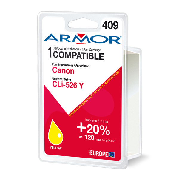 Armor - cartuccia per Canon - Pixma ip4850 mg5150 - giallo