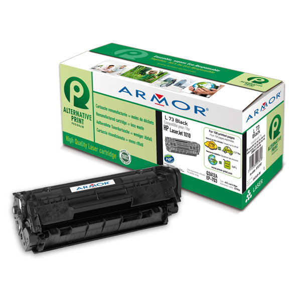 Armor - toner per HP - Laserjet 1010, 1012 - nero