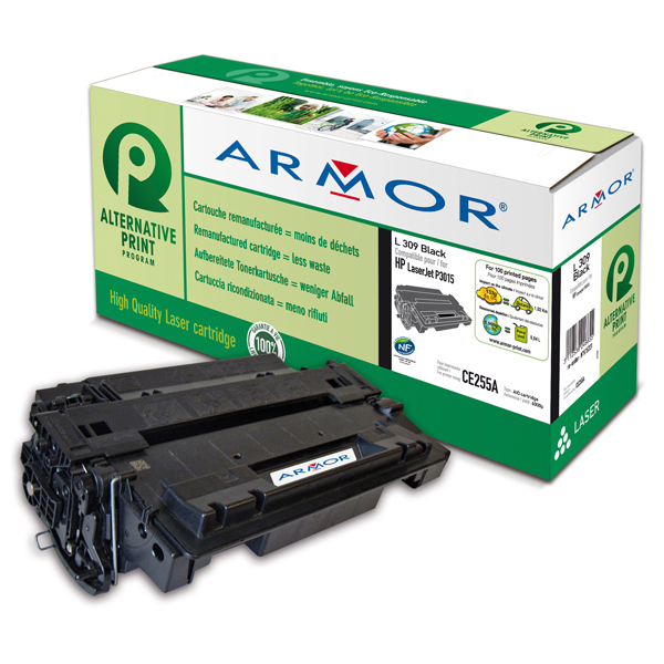 Armor - toner per HP - Laserjet p3015 - nero