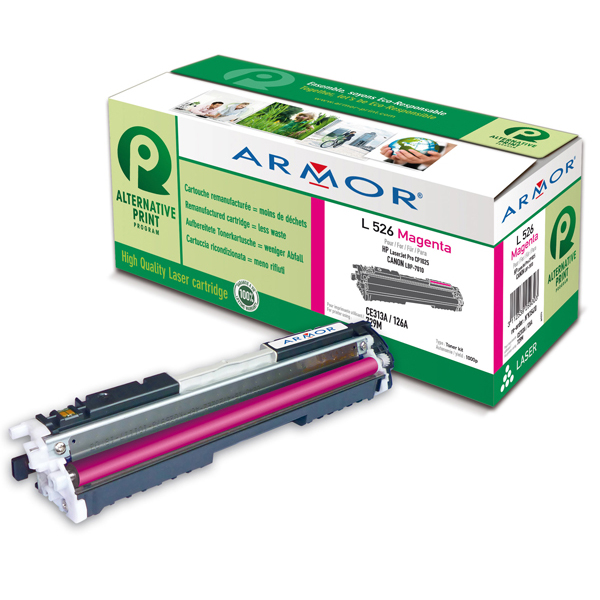 Armor - toner per HP - Laserjet Pro cp1025 - magenta